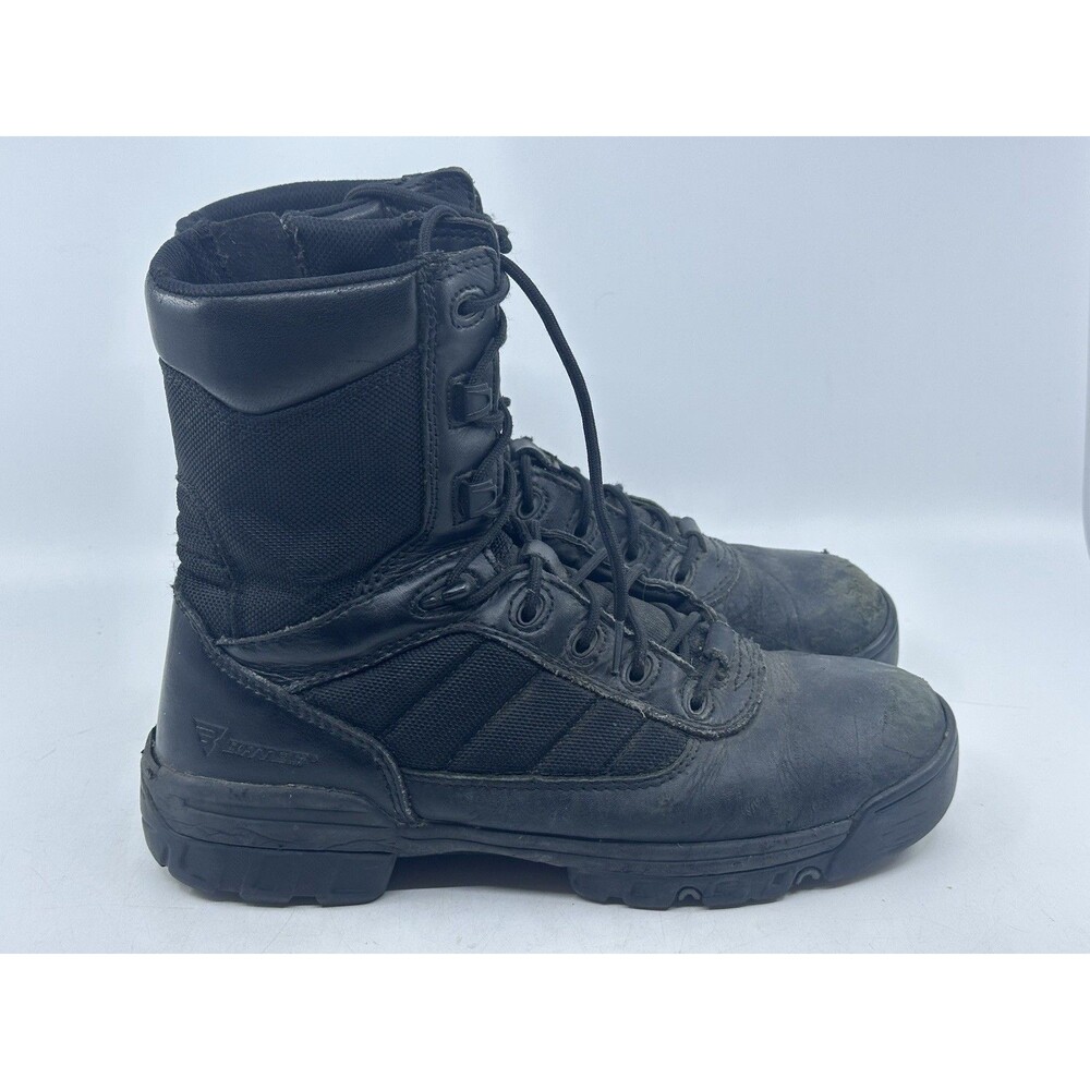 Bates 8" Boots Men's Sz 8.5 Tactical Sport Combat Lace Tall E02261 Black Leather